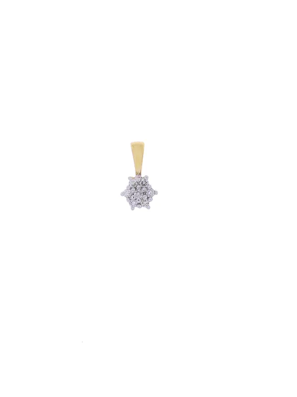 Anhänger – Bicolor mit Diamanten