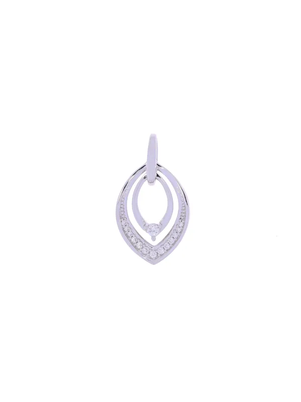Anhänger – Weissgold mit Diamanten