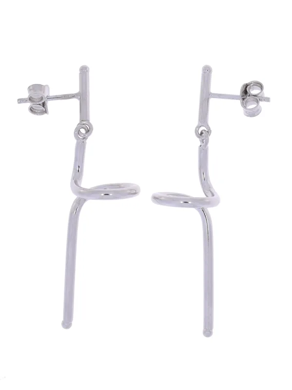 Ohrstecker – Weissgold