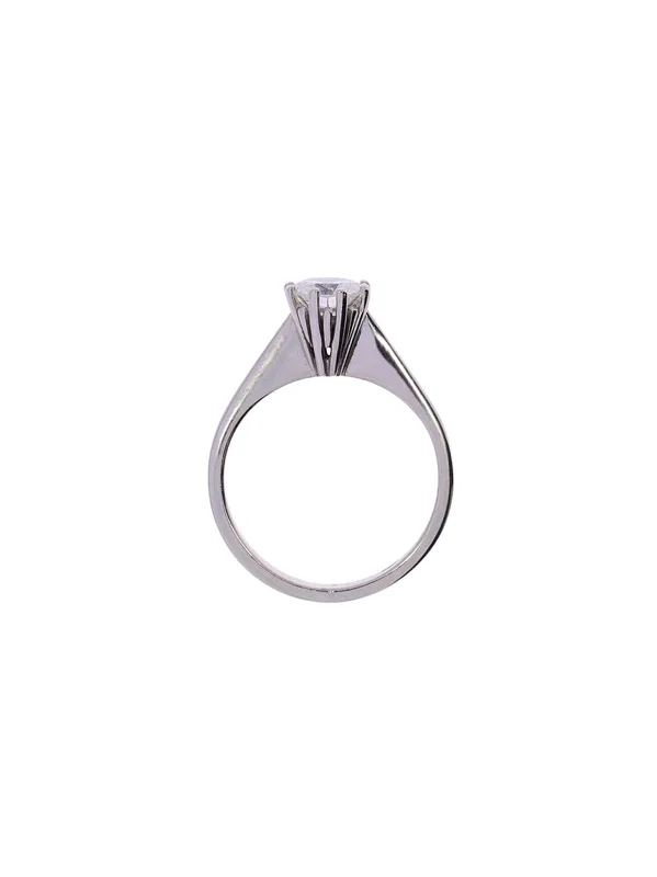 Damenring – Solitaire Weissgold 0.76ct