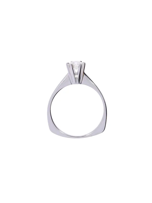 Damenring – Solitaire Weissgold 0.28ct