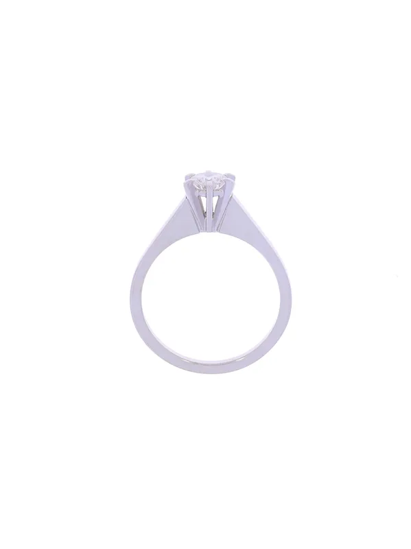 Damenring – Solitaire Weissgold 0.41ct