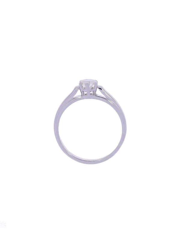 Damenring – Solitaire Weissgold 0.45ct