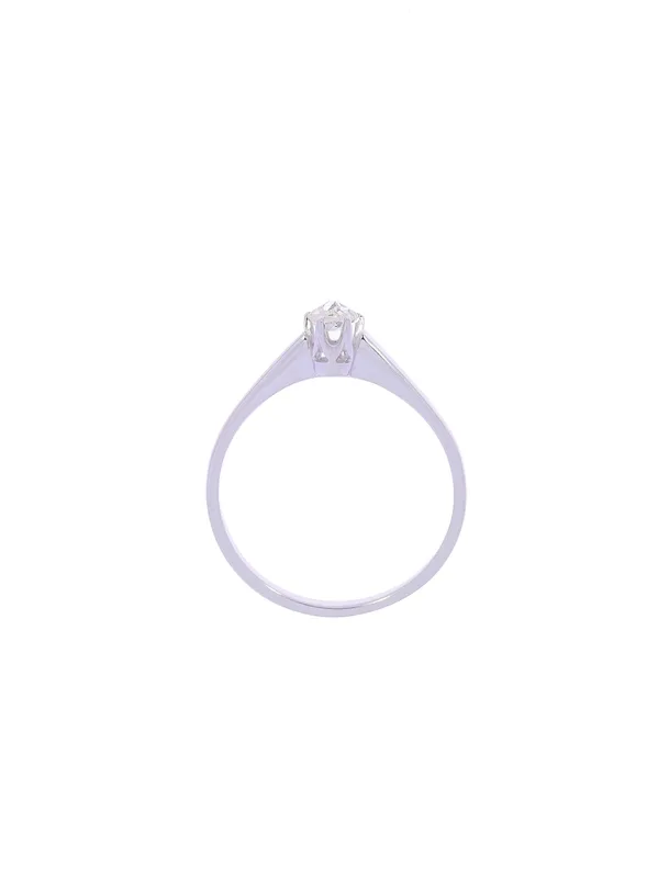 Damenring – Solitaire Weissgold 0.20ct