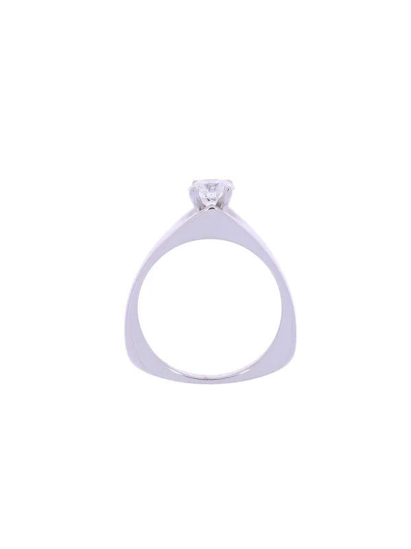 Damenring – Solitaire Weissgold 0.65ct