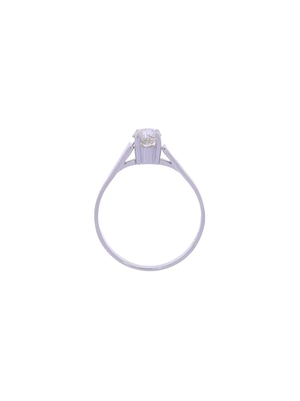 Damenring – Solitaire Weissgold 0.35ct
