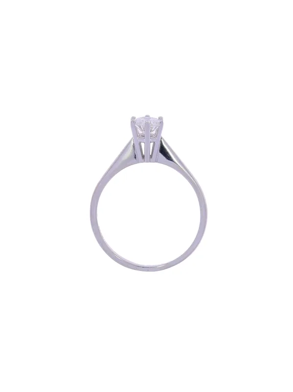 Damenring – Solitaire Weissgold 0.50ct