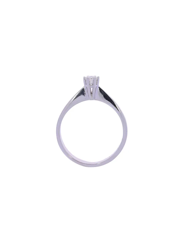 Damenring – Solitaire Weissgold 0.19ct