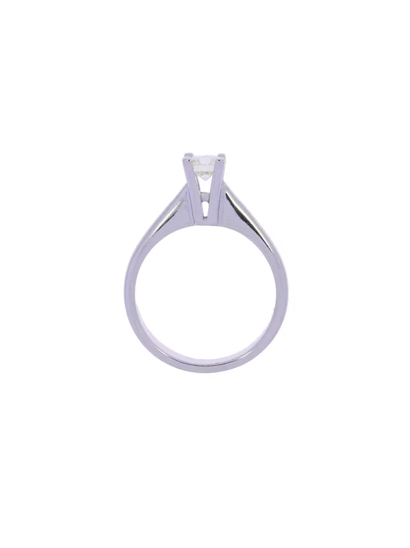 Damenring – Solitaire Weissgold 0.50ct
