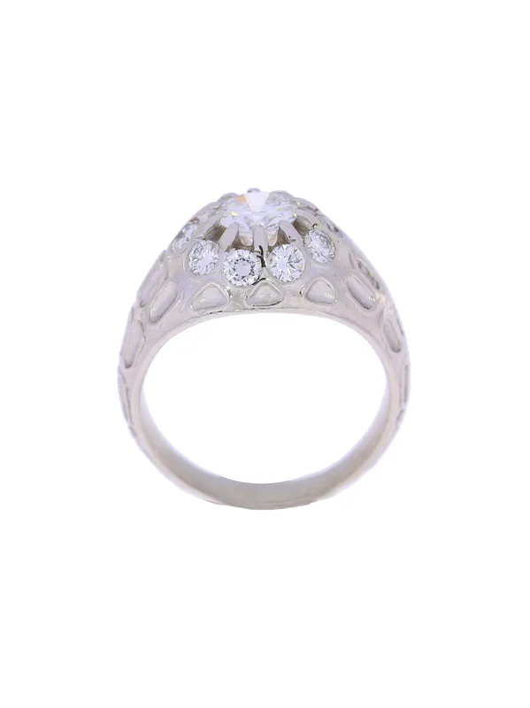 Unisex-Ring – Weissgold mit Diamanten 2.00