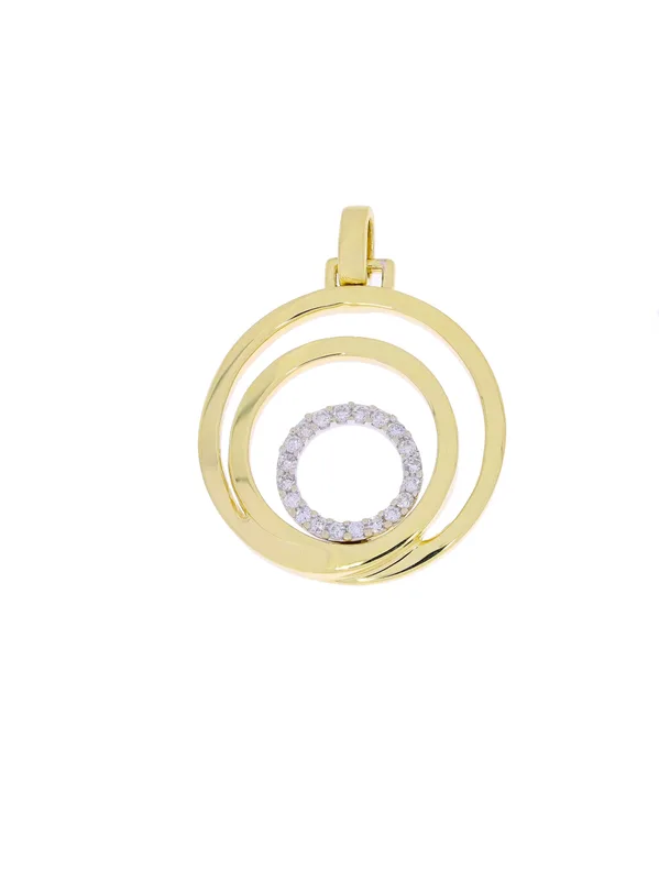 Anhänger – CHRIST bicolor mit Diamanten