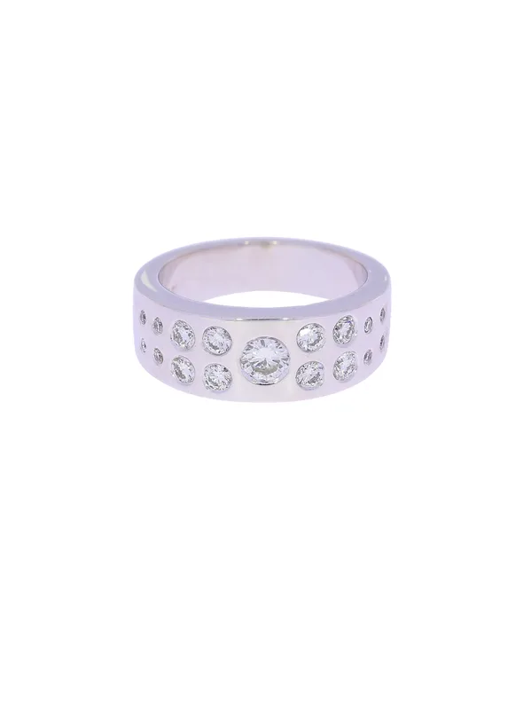 Damenring – Weissgold mit Diamanten 0.88ct