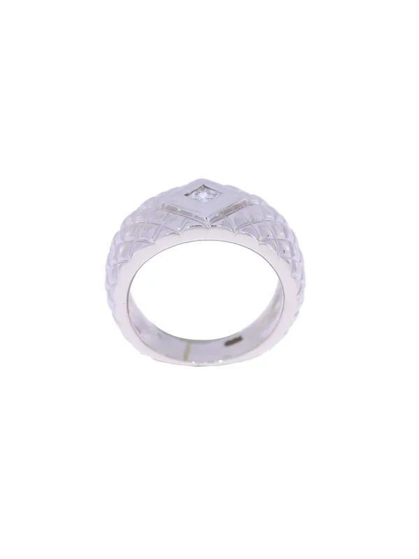 Damenring – Weissgold mit Diamant 0.10ct