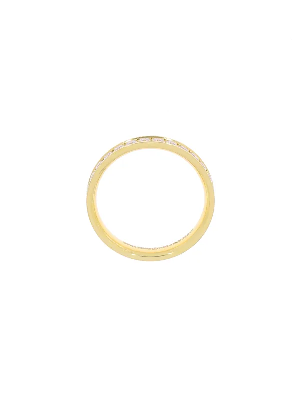 Damenring ‚Pavé‘ – Gelbgold mit Diamanten – NEU