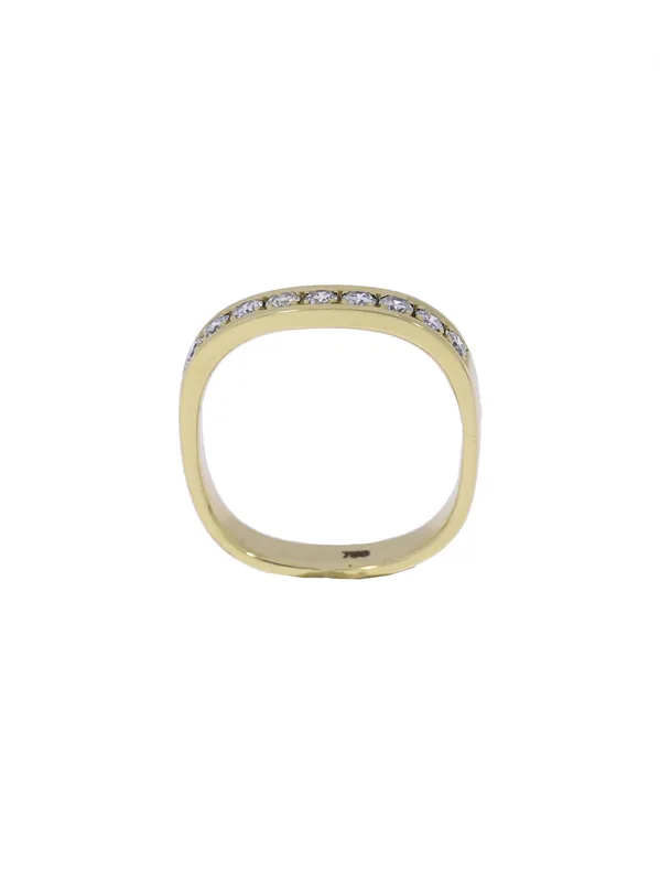 Damenring – Gelbgold mit Diamanten 0.45ct