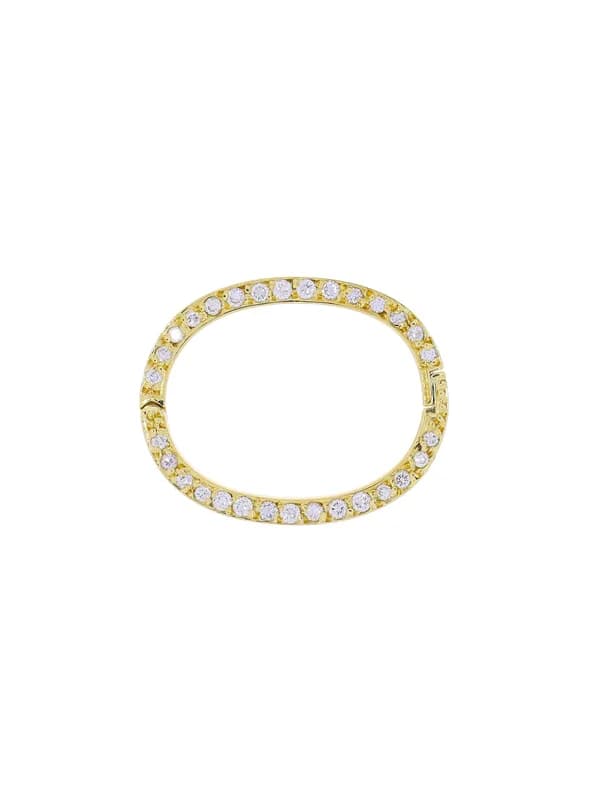 Schmuckschliesse – Gelbgold mit Diamanten