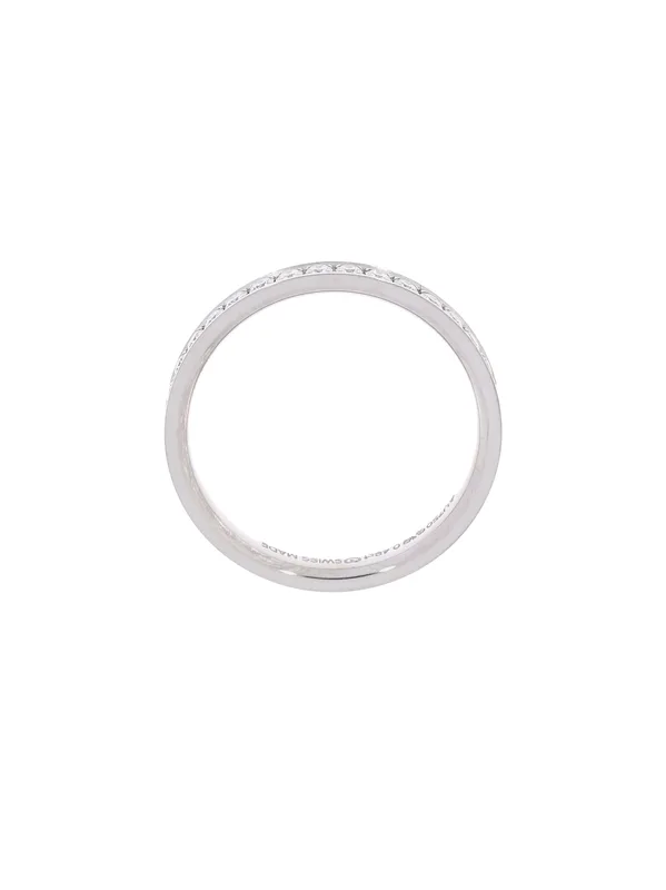 Damenring ‚Pavé‘ – Weissgold mit Diamanten – NEU