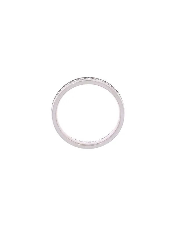 Damenring ‚Neo-Kanal‘ – Weissgold mit Diamanten – NEU