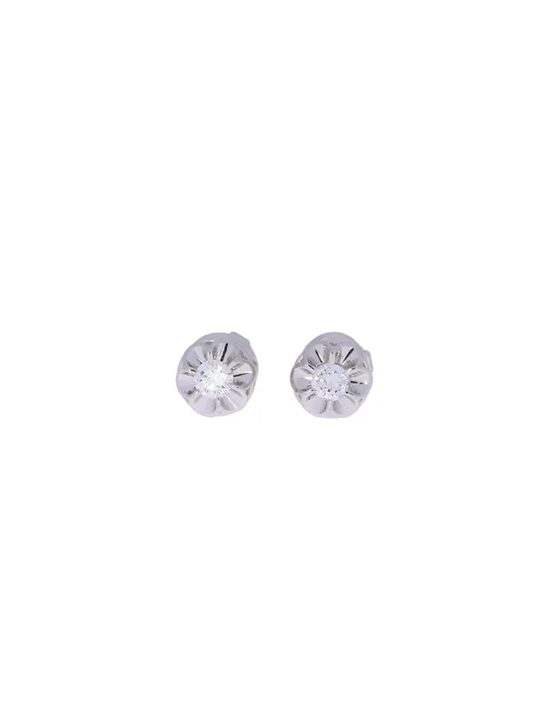 Ohrstecker – Solitaire Weissgold 0.20ct