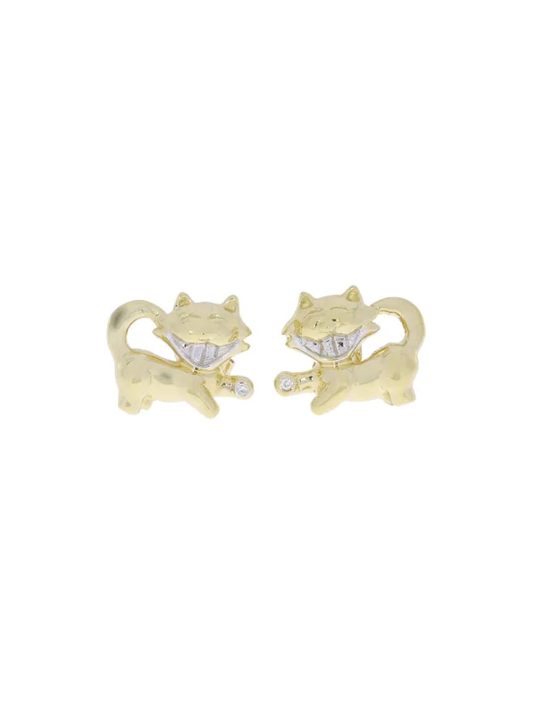Ohrstecker – bicolor mit Diamanten