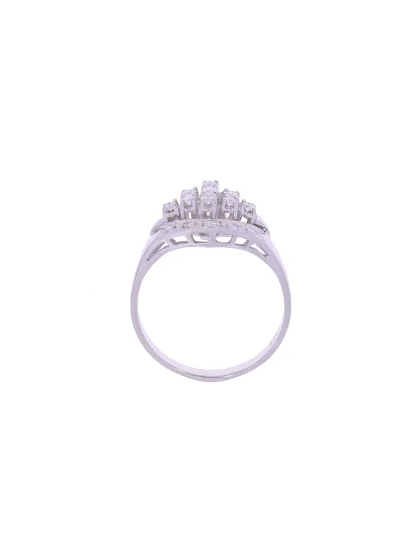 Damenring – Weissgold mit Diamanten 0.39ct