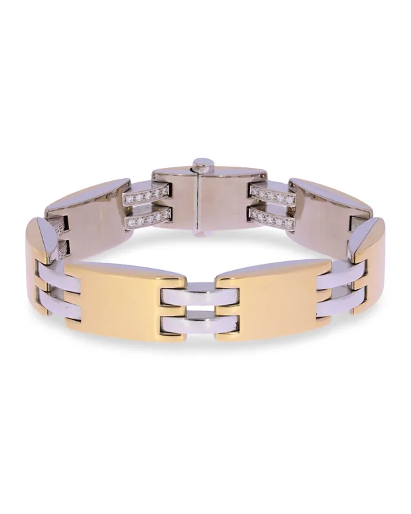 Bracelet Duo Face mit Diamanten 1.00 W/Vsi