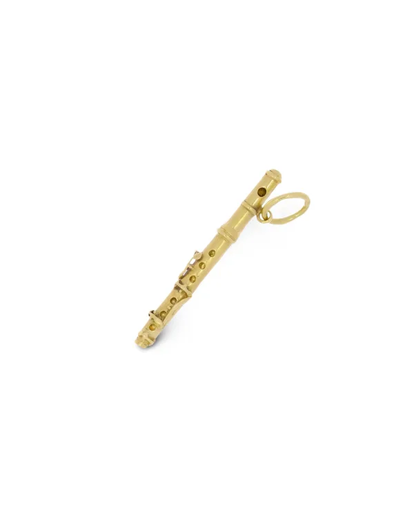 Anhänger Gelbgold „Piccoloflöte“