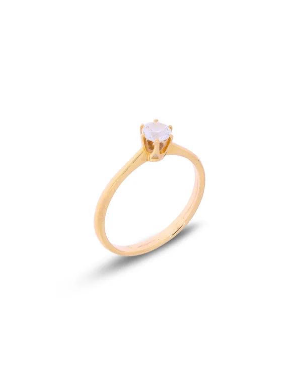 Solitaire rose gold 18 carat 0.30ct „KURZ“