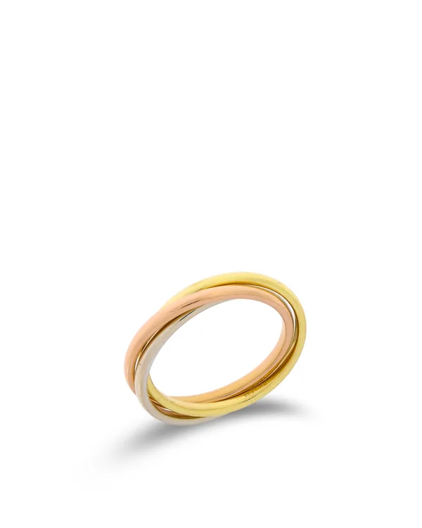 Damenring – Tricolor