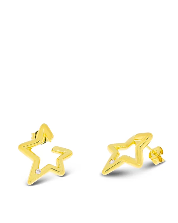 Ohrstecker – CHRIST Gelbgold mit Diamant
