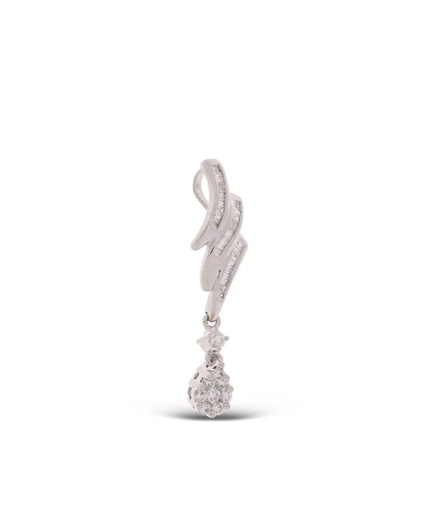 Anhänger – Weissgold mit Diamanten