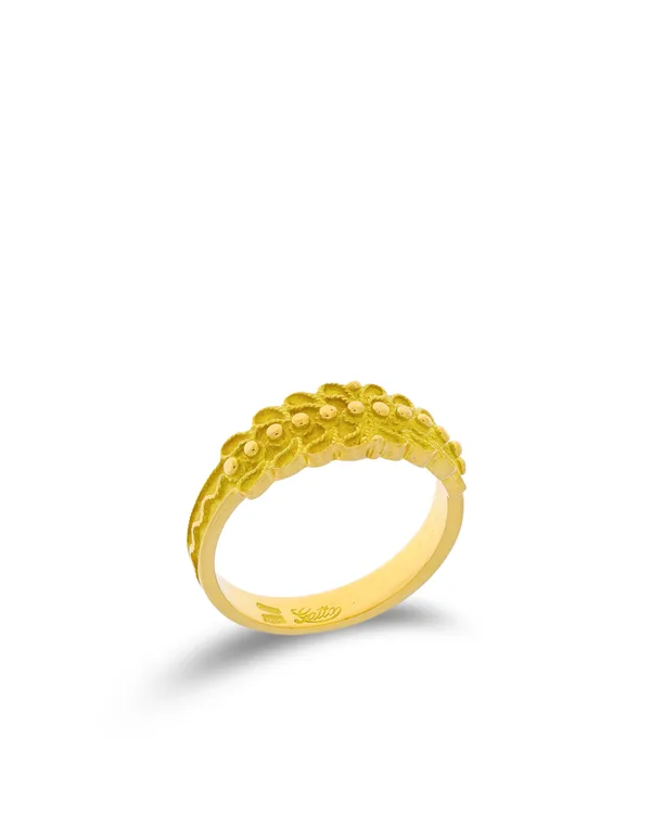Sardischer Ring - Gelbgold