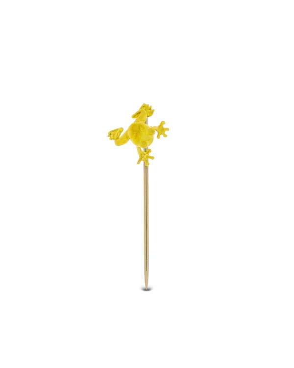Anstecknadel - „Frosch“ Gelbgold