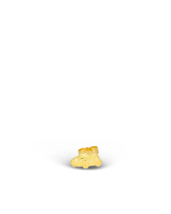 Ohrstecker - "VW Käfer" Gelbgold