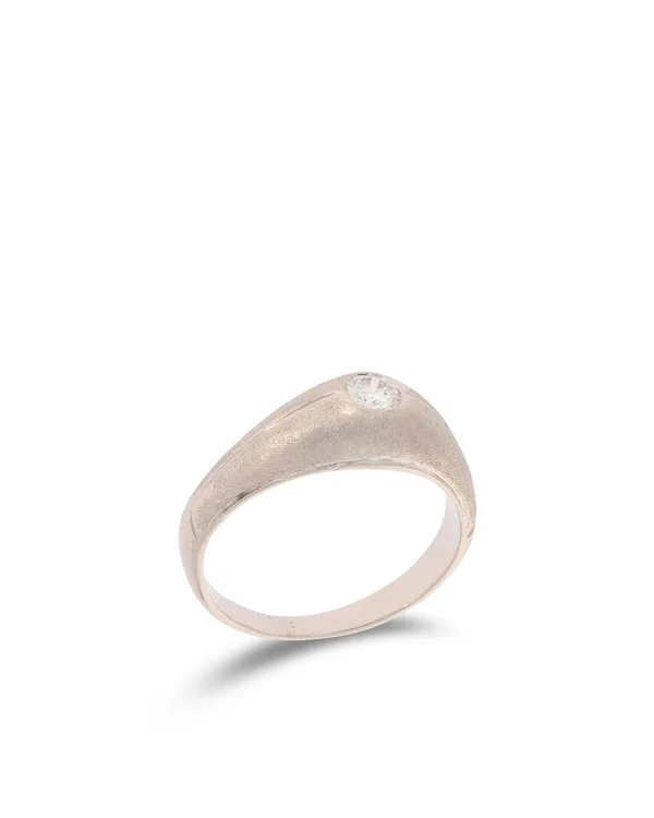 Damenring – Solitaire Weissgold mit Diamant 0.20ct