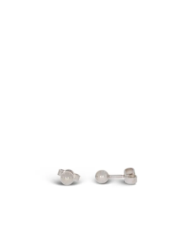 Ohrstecker – Weissgold