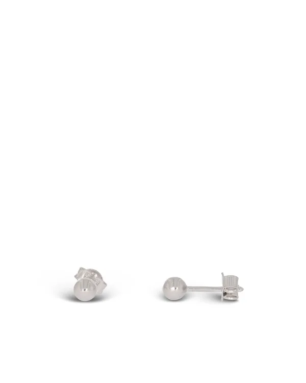Ohrstecker – Weissgold