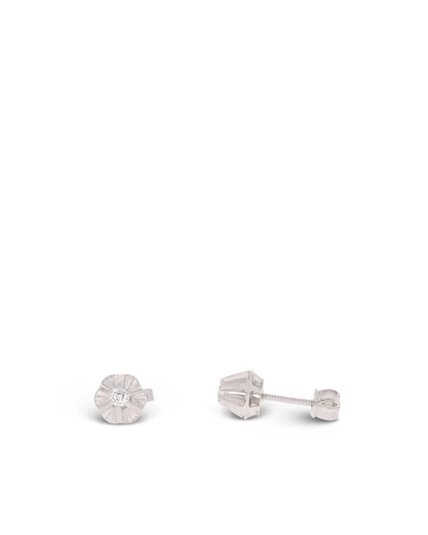 Ohrstecker - Weissgold mit Brillanten 0.08ct