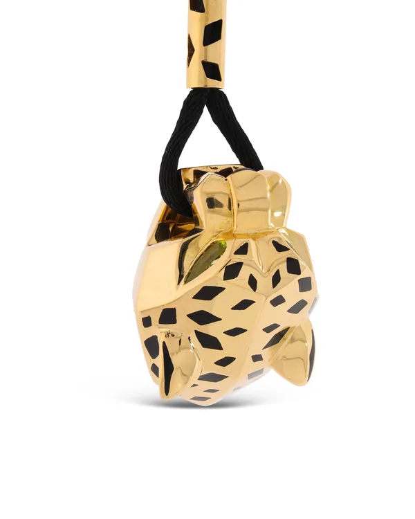 Anhänger – CARTIER Panthère Gelbgold mit Peridot und Onyx