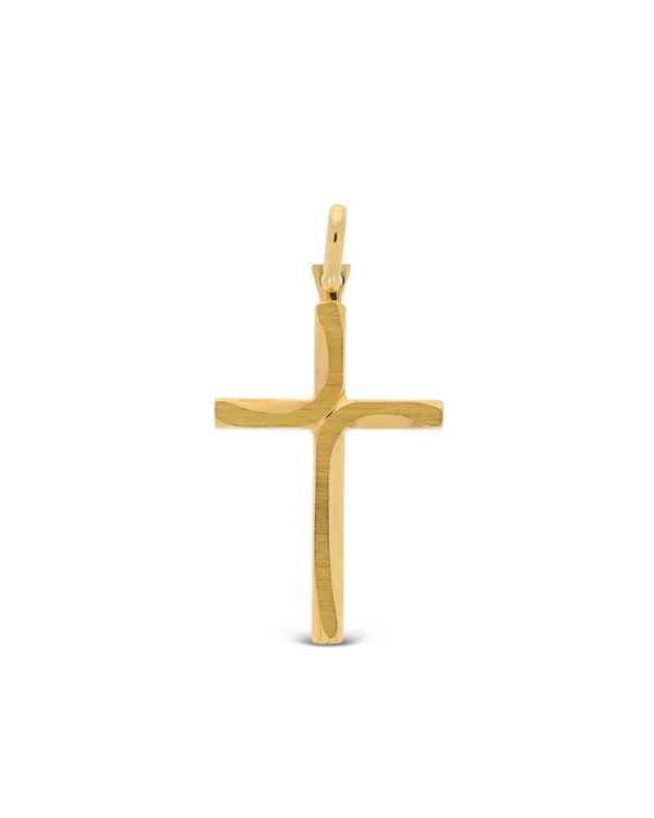 Kreuz-Anhänger – Gelbgold