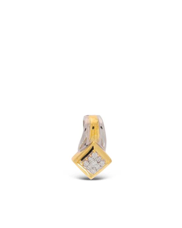 Anhänger – Bicolor mit Diamanten 0.20ct