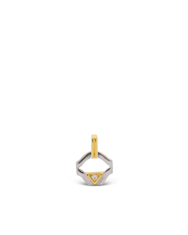 Anhänger – Solitaire Bicolor 0.02ct