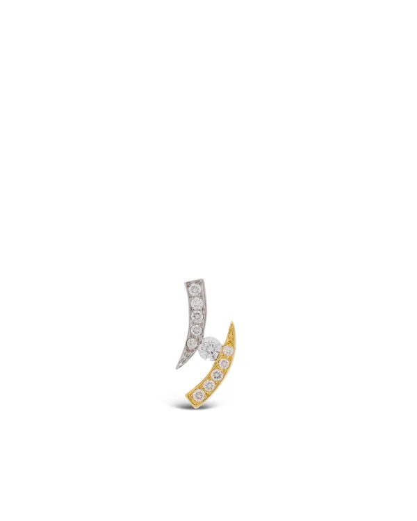 Anhänger - Bicolor mit Brillanten 0.28ct