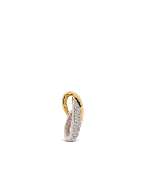 Anhänger - CHRIST Bicolor mit Diamanten ca. 0.35ct