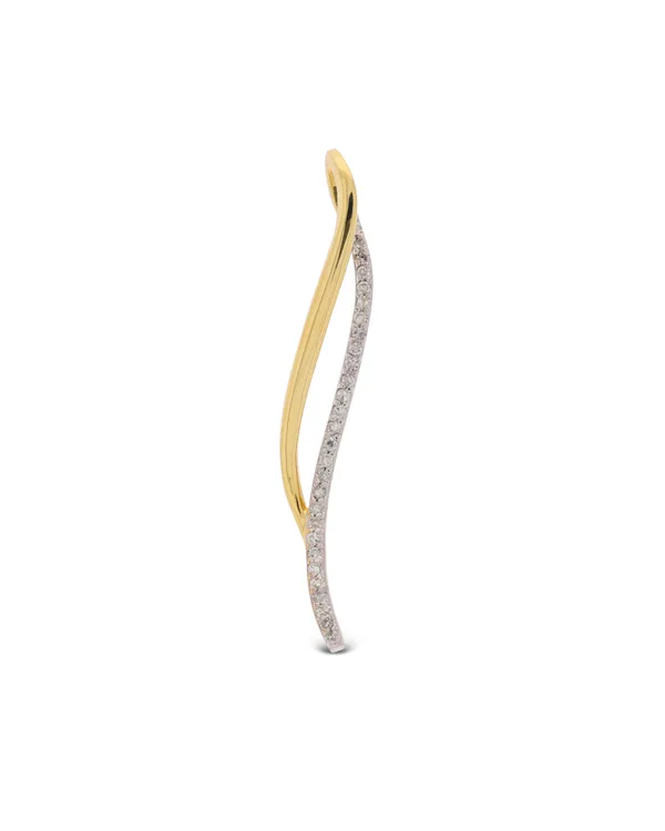 Anhänger - Bicolor mit Diamanten 0.27ct