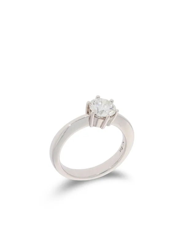 Damenring - Solitaire Weissgold 1.62ct