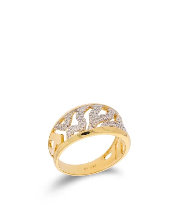 Damenring – CHRIST Gelbgold mit Diamanten