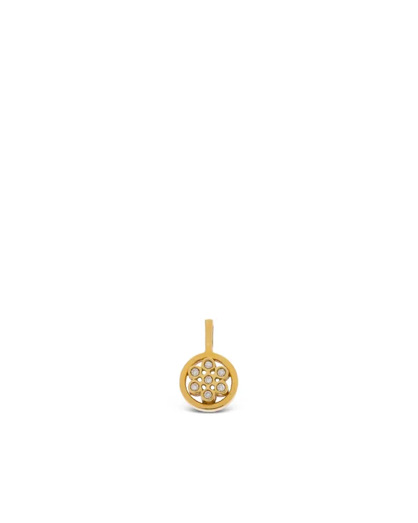 Anhänger – KURZ Gelbgold mit Diamanten 0.07ct