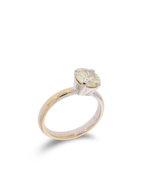 Damenring - EMTO Solitaire Weissgold mit Diamant 1.80ct