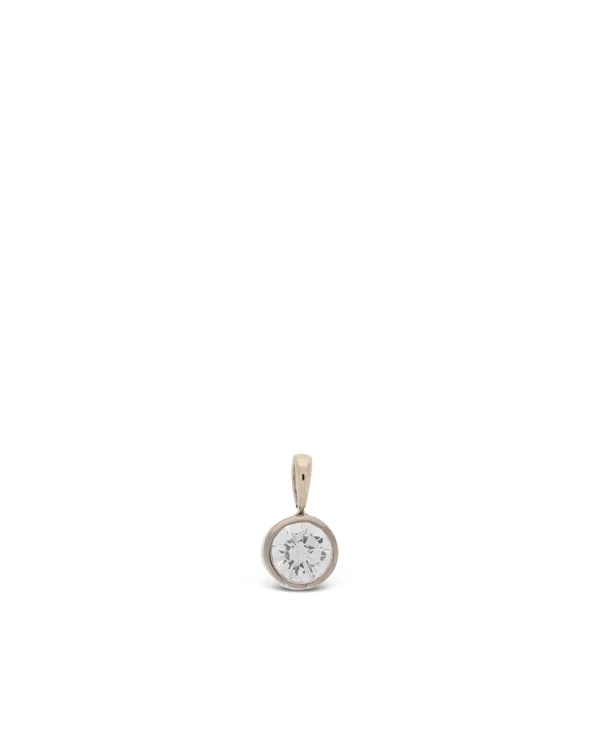 Anhänger - Weissgold mit Diamant von ca. 0.90ct